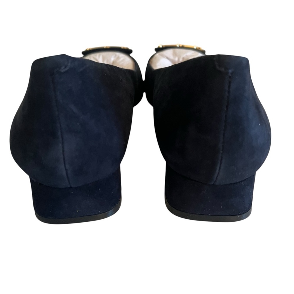 Tory Burch "GiGi" Suede Pump in Tory Navy Blue NIB 10 - Picture 7 of 9